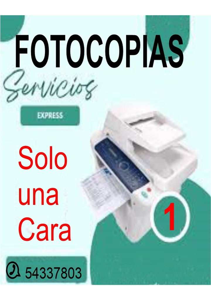 Servicio Foto Copia de Documentos