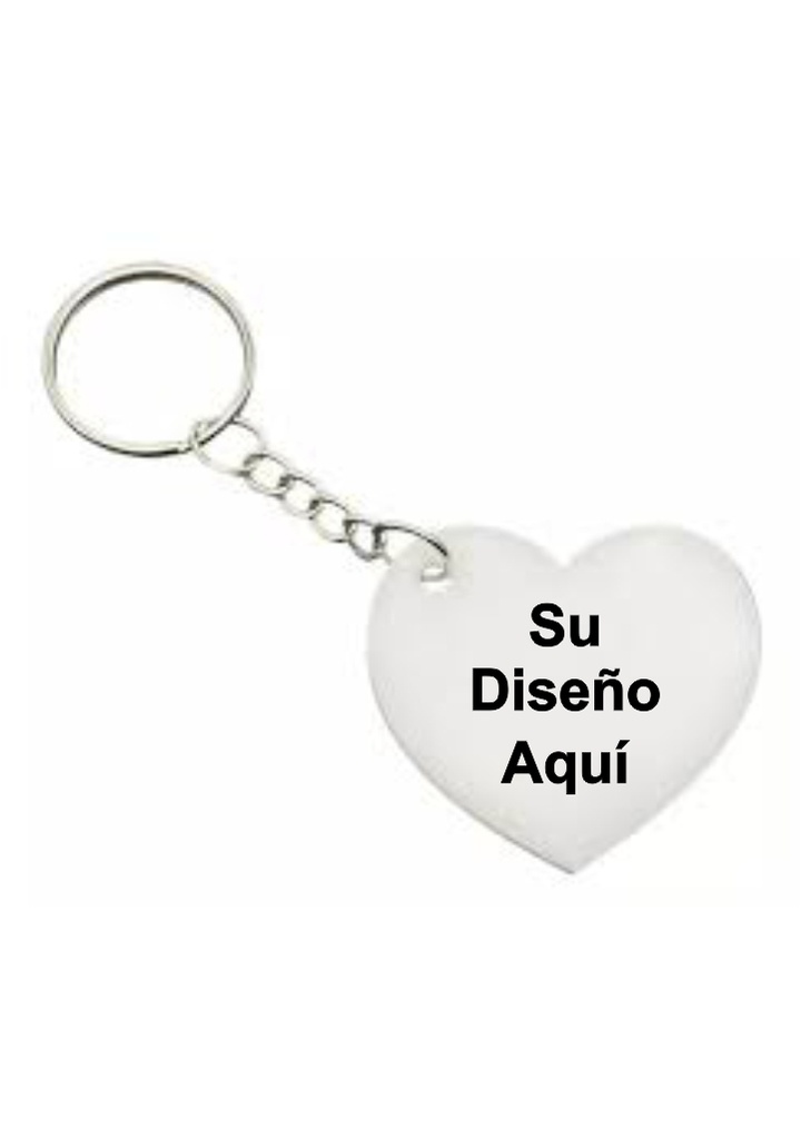 Servicio de Sublimación de Llavero Acrílico 