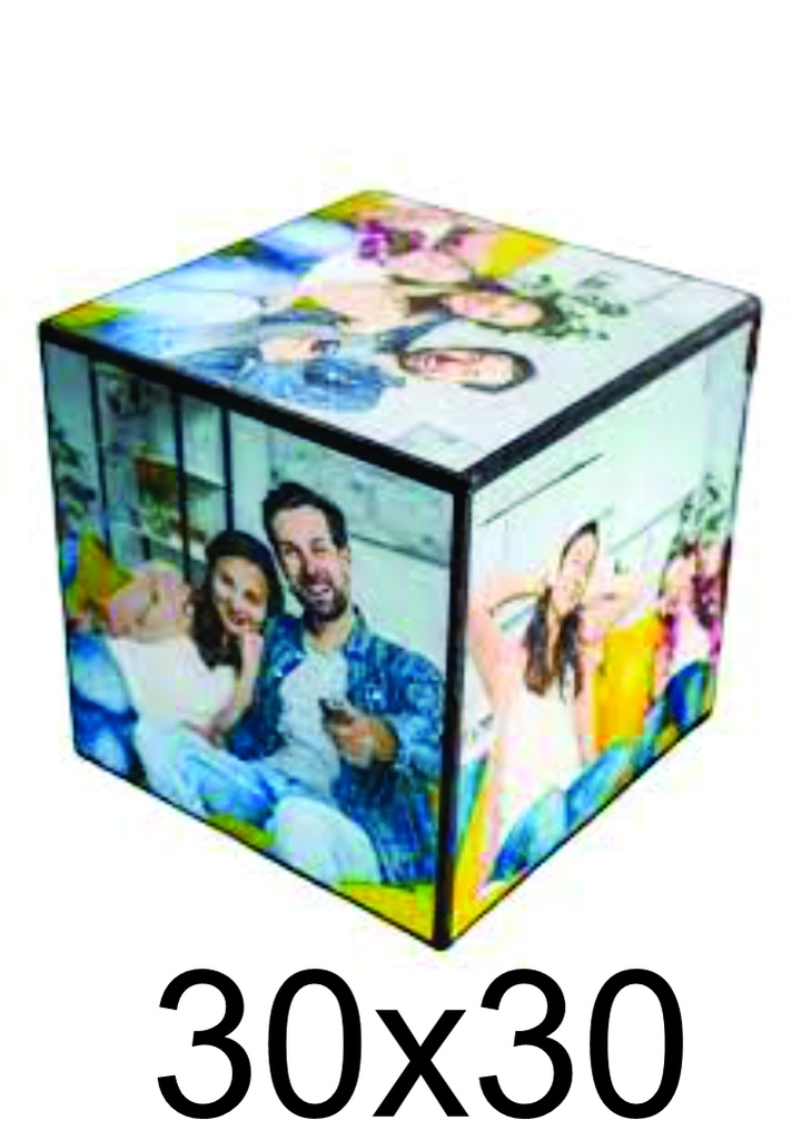 Servicio de Personalización de Cubos con 4 Fotos
