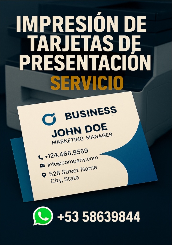 Servicio de Impresión de Tarjetas de Presentación por Docenas