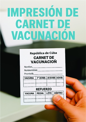 [SeImCaVaBe-1070] Servicio de Impresión de Carnet de Vacunación para Bebé