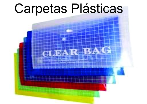 [CaPlDoTr-1084] Carpetas Plásticas para Documentos